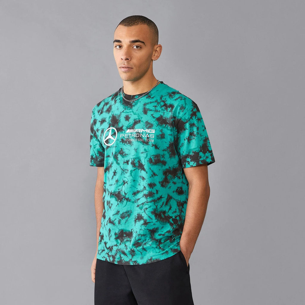 Mercedes AMG Petronas F1 Men's Tie Dye T-Shirt T-shirts Mercedes AMG Petronas 
