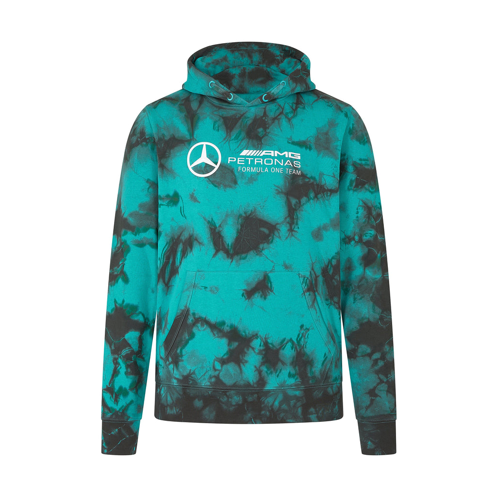 Mercedes AMG Petronas F1 Men's Tie Dye Hoodie Hoodies Mercedes AMG Petronas 