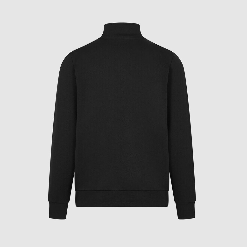 Mercedes AMG Petronas F1 Men's George Russell 1/4 Zip Sweatshirt - Black Sweatshirt Mercedes AMG Petronas 