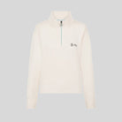 Mercedes AMG Petronas F1 Women's Relaxed Fit 1/4 Zip Sweater - Black Sweatshirt Mercedes AMG Petronas XS White 