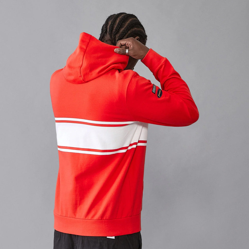 Ayrton Senna Men's Legacy Hoody- Red Hoodies Ayrton Senna 