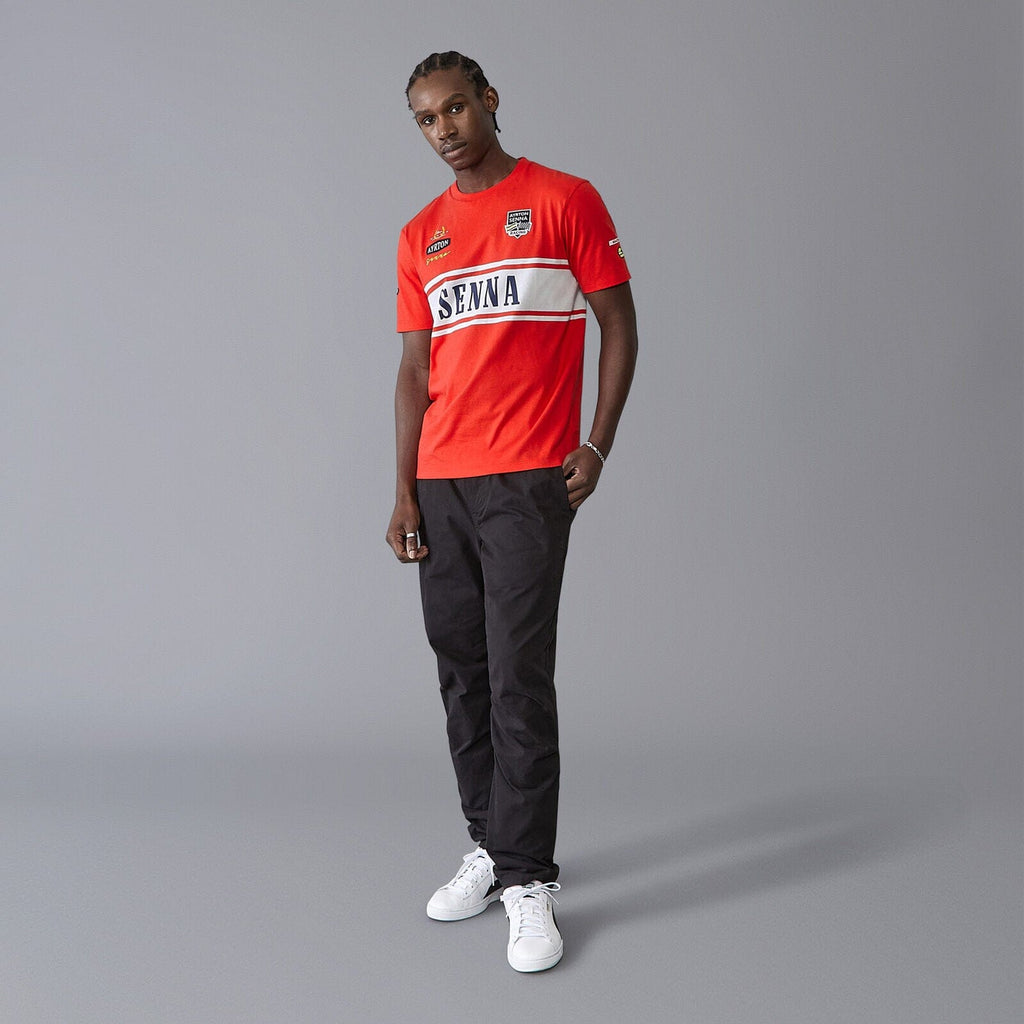 Ayrton Senna Men's Legacy T-Shirt - Red T-shirts Ayrton Senna 