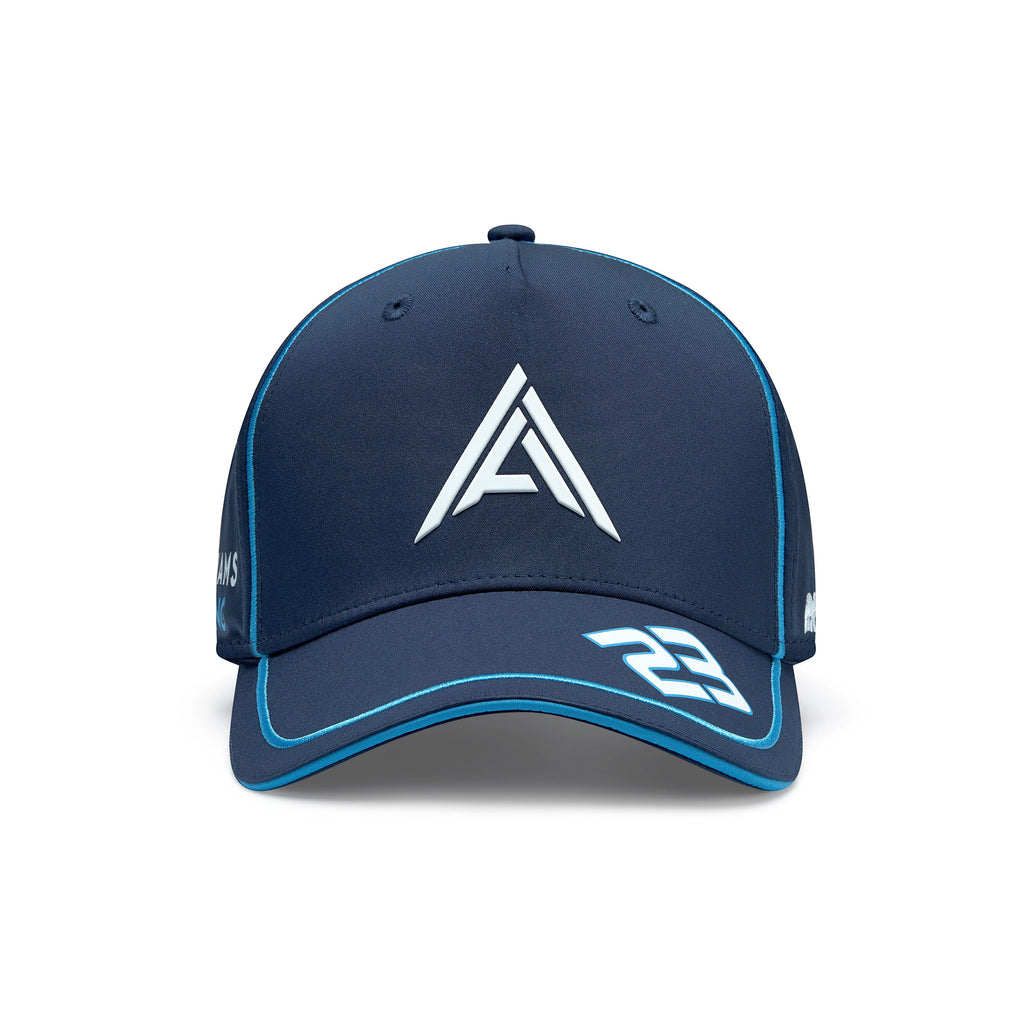 Williams Racing F1 2024 Alex Albon Team Baseball Hat - Navy/Blue Hats Williams Racing 