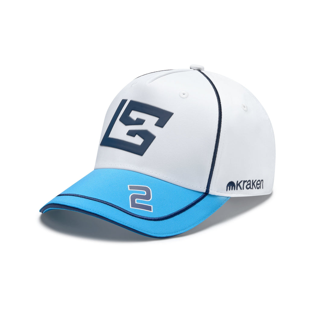 Williams Racing F1 2024 Kids Logan Sargeant Team Baseball Hat - Youth Navy/White Hats Williams Racing White 