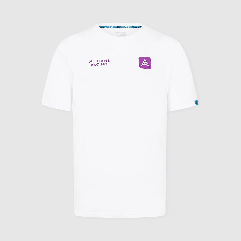 Williams Racing F1 Men's Alex Albon T-Shirt - White T-shirts Williams Racing 
