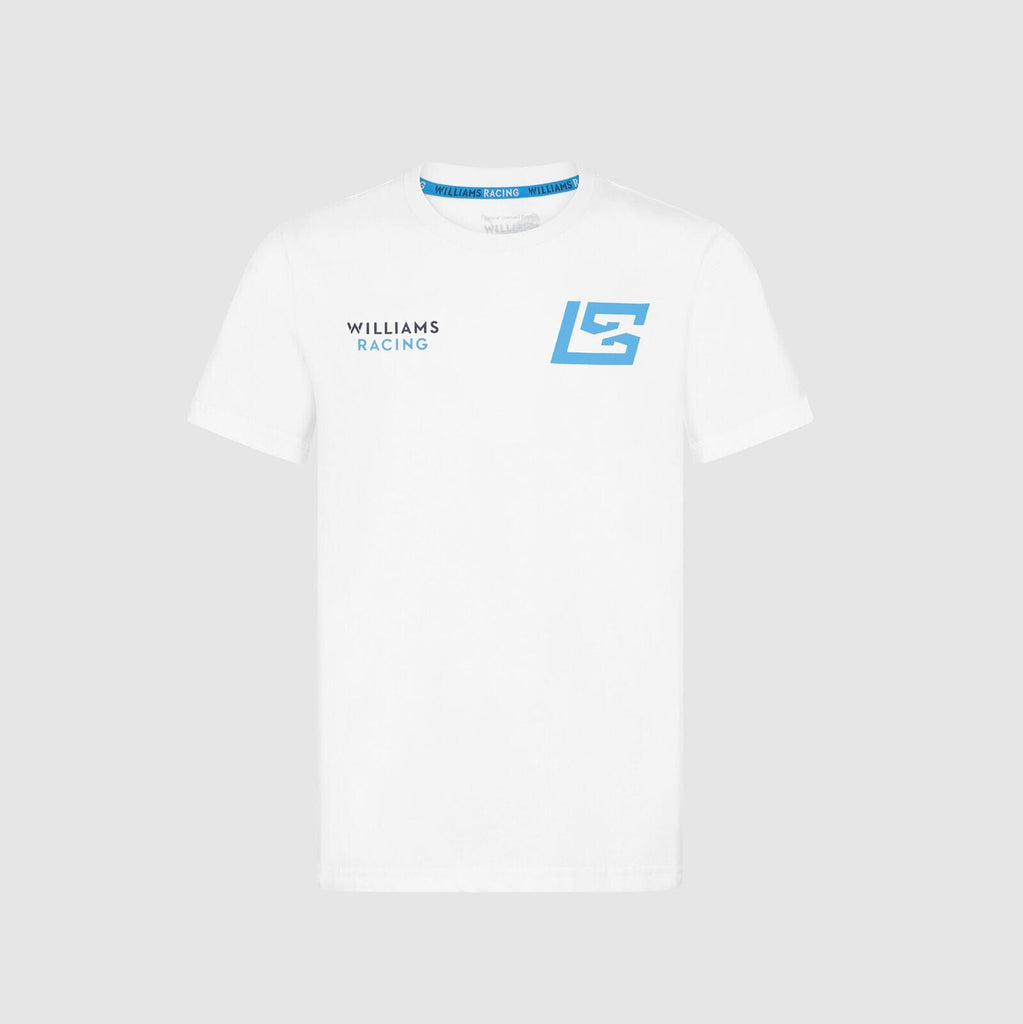 Williams Racing F1 Kids Logan Sargeant T-Shirt - White T-shirts Williams Racing 