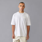 Formula 1 Tech Relaxed Fit Boucle T-Shirt - Grey/White T-shirts Formula 1 