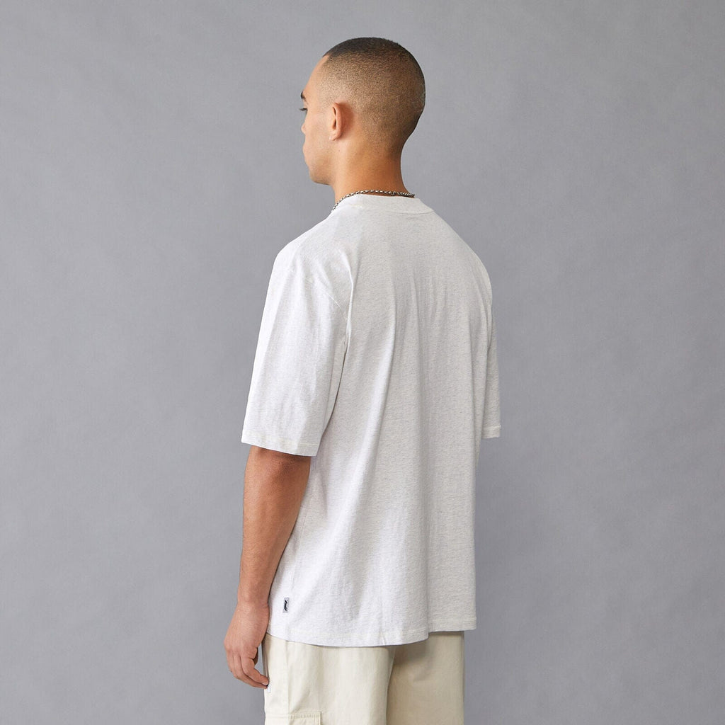 Formula 1 Tech Relaxed Fit Boucle T-Shirt - Grey/White T-shirts Formula 1 