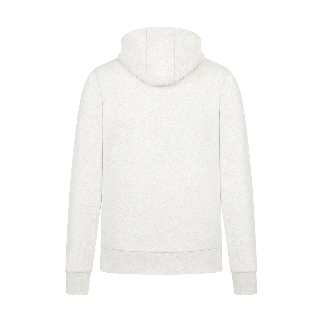 Formula 1 Tech Relaxed Fit Boucle Hoodie - Grey/White Hoodies Formula 1 
