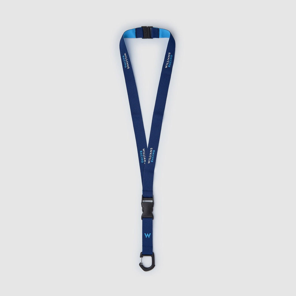 Williams Racing F1 Lanyard - Navy Keyrings Williams Racing 