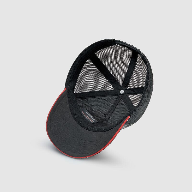 Porsche Motorsport AOP Trucker Hat - Black Hats Porsche 