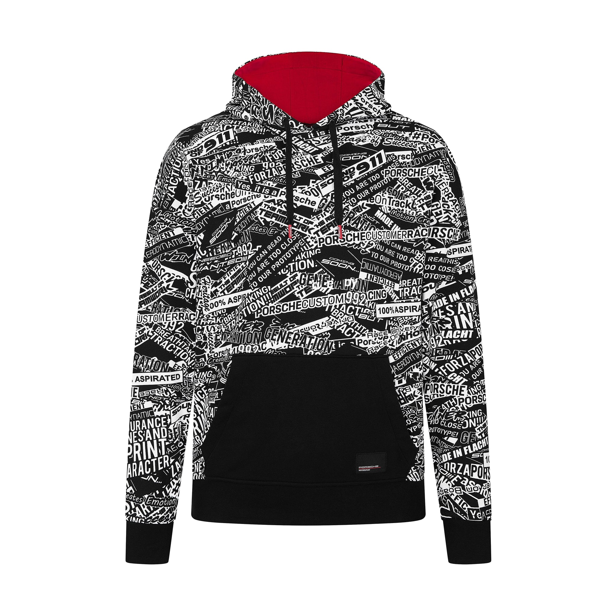 Porsche Motorsport AOP Statement Oversized Hoodie - Black – CMC