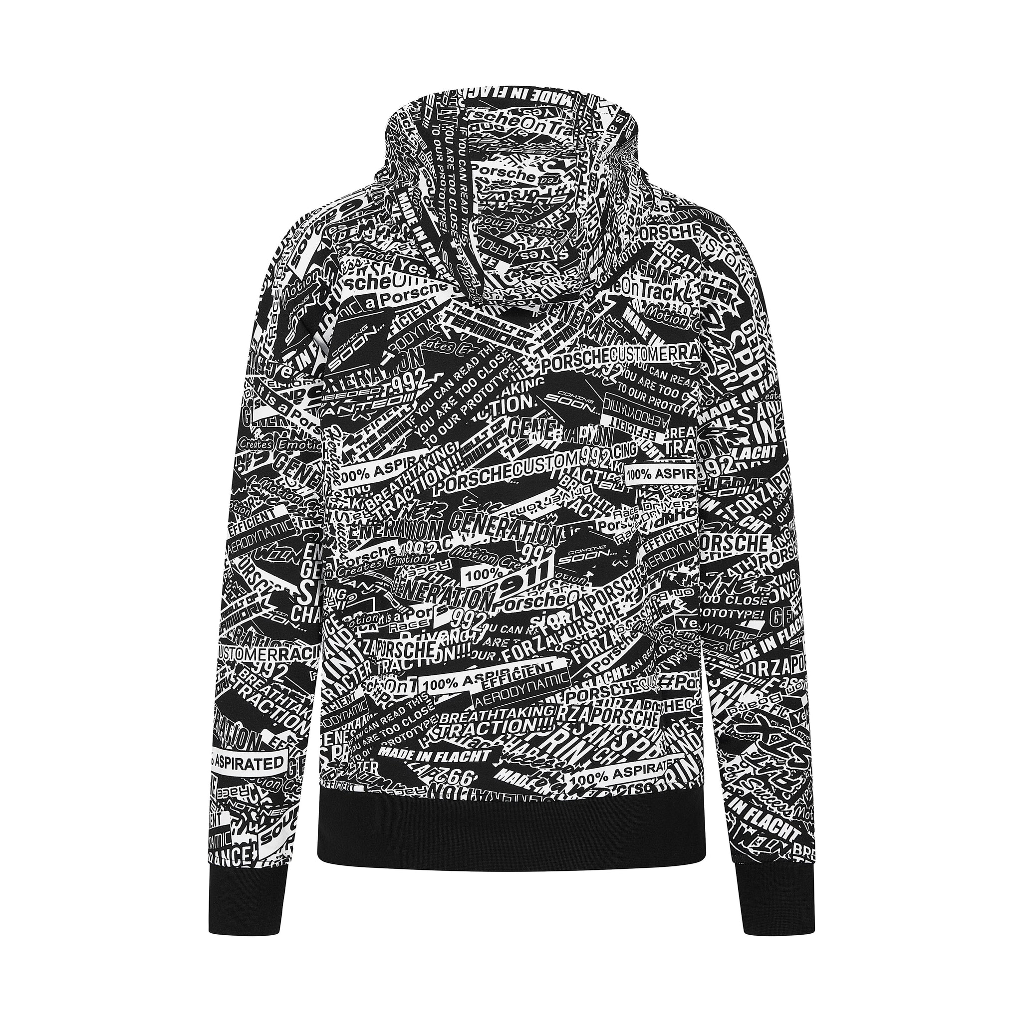 Porsche Motorsport AOP Statement Oversized Hoodie - Black – CMC