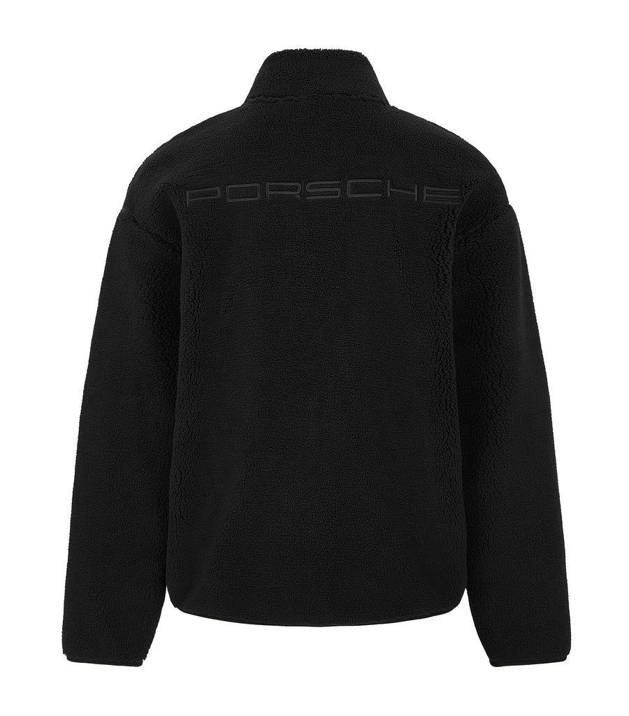 Porsche Motorsport Utility Sherpa Fleece Sweatshirt - Black Sweatshirt Porsche 