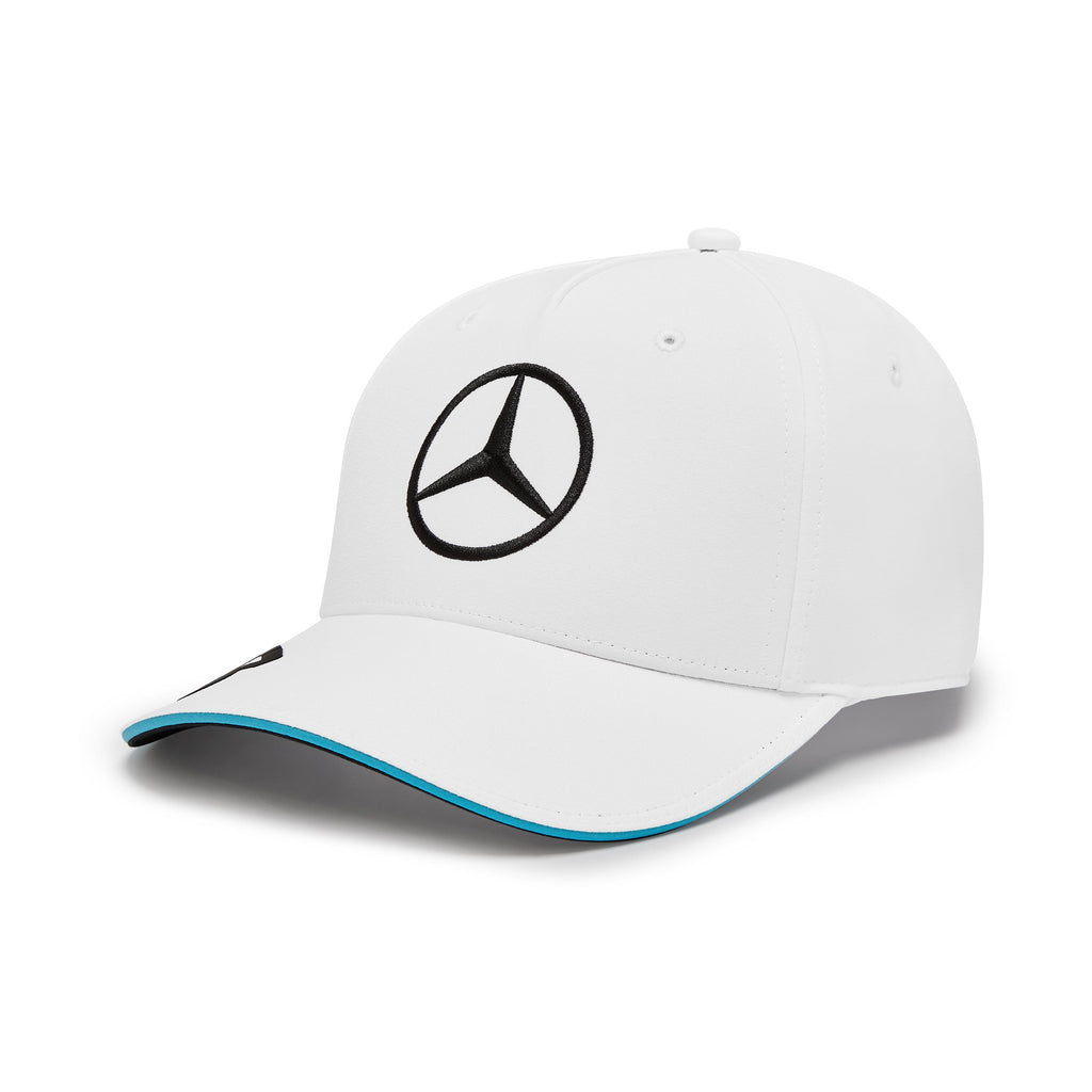 Mercedes AMG Petronas F1 2024 Kids George Russell Driver Hat - Youth Black/Blue/White Hats Mercedes AMG Petronas 