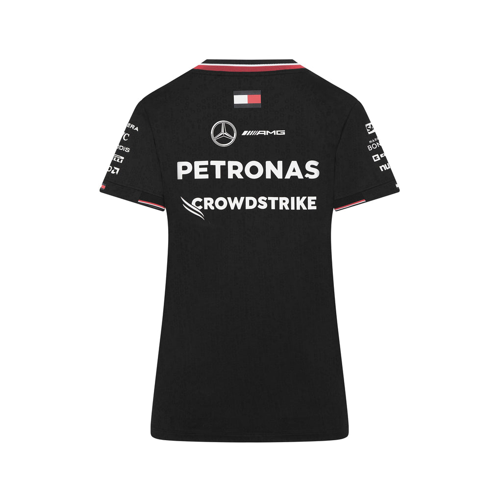 Mercedes AMG Petronas F1 2024 Women's Team T-Shirt - White/Black T-shirts Mercedes AMG Petronas 