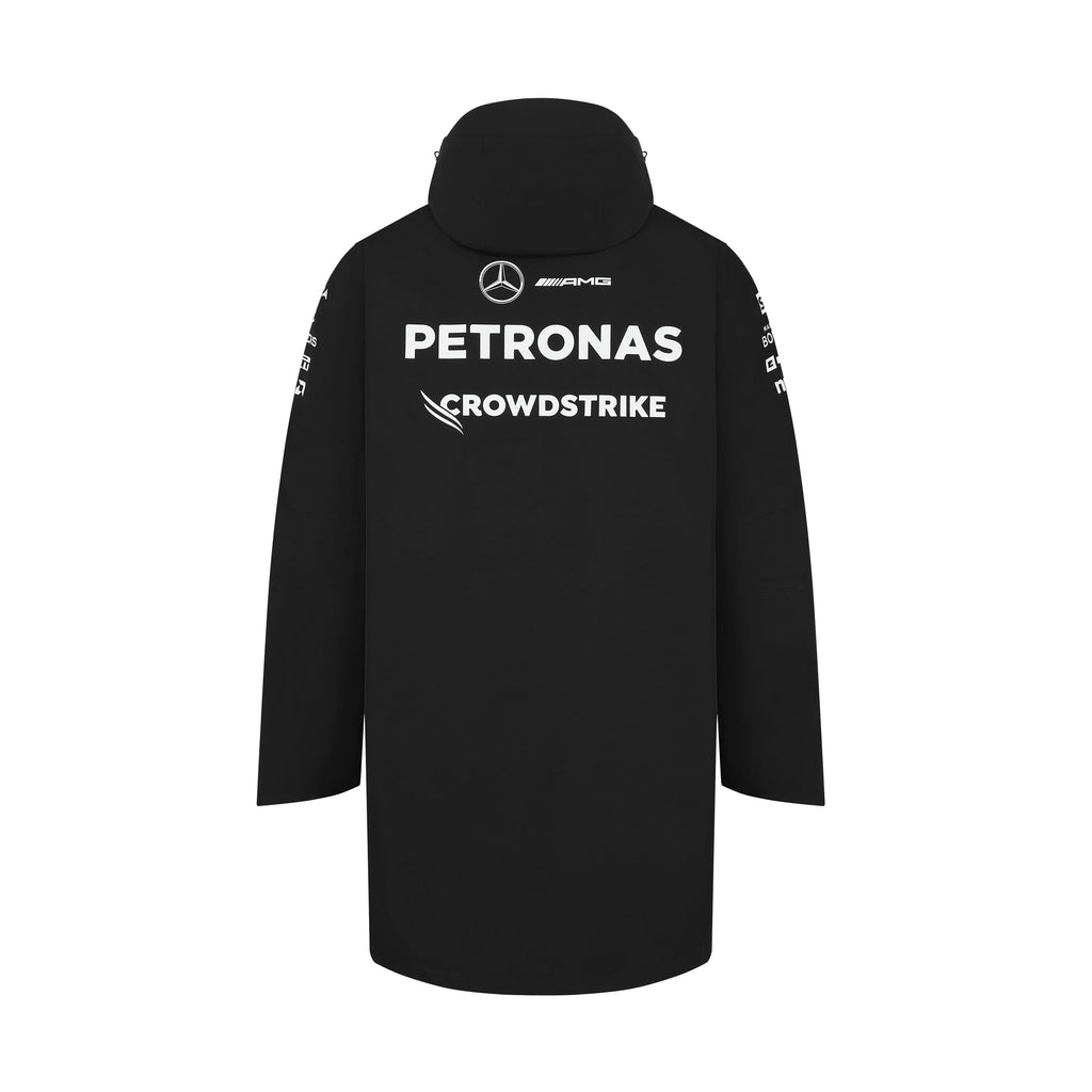 Mercedes AMG Petronas F1 2024 Men's Team Rain Jacket - Black Jackets Mercedes AMG Petronas 