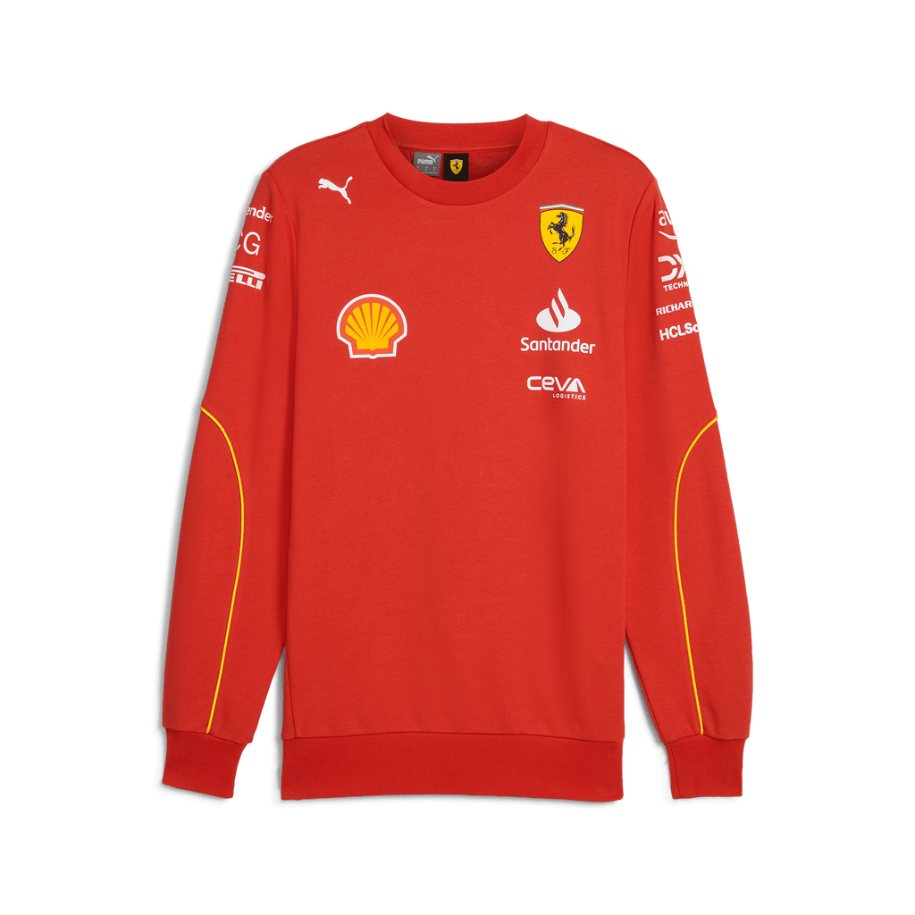 Scuderia Ferrari F1 2024 Team Crew Neck Sweater - Red Sweaters Scuderia Ferrari 