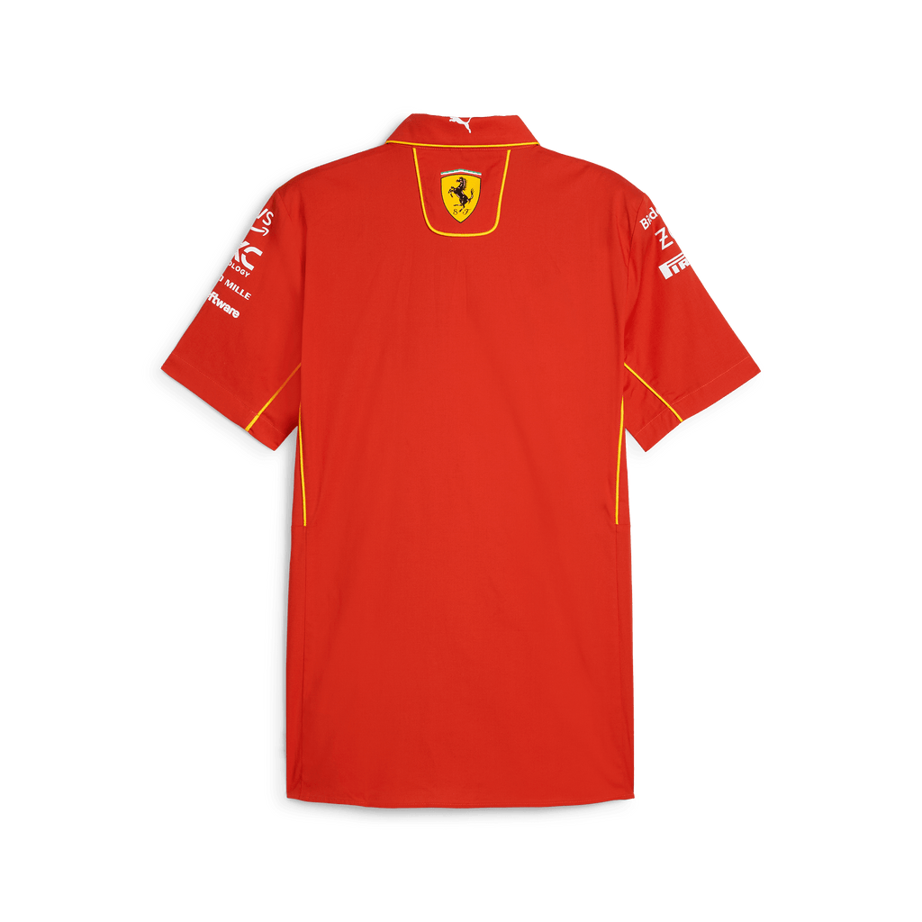 Scuderia Ferrari F1 2024 Team Button Down Shirt - Red Shirts Scuderia Ferrari 