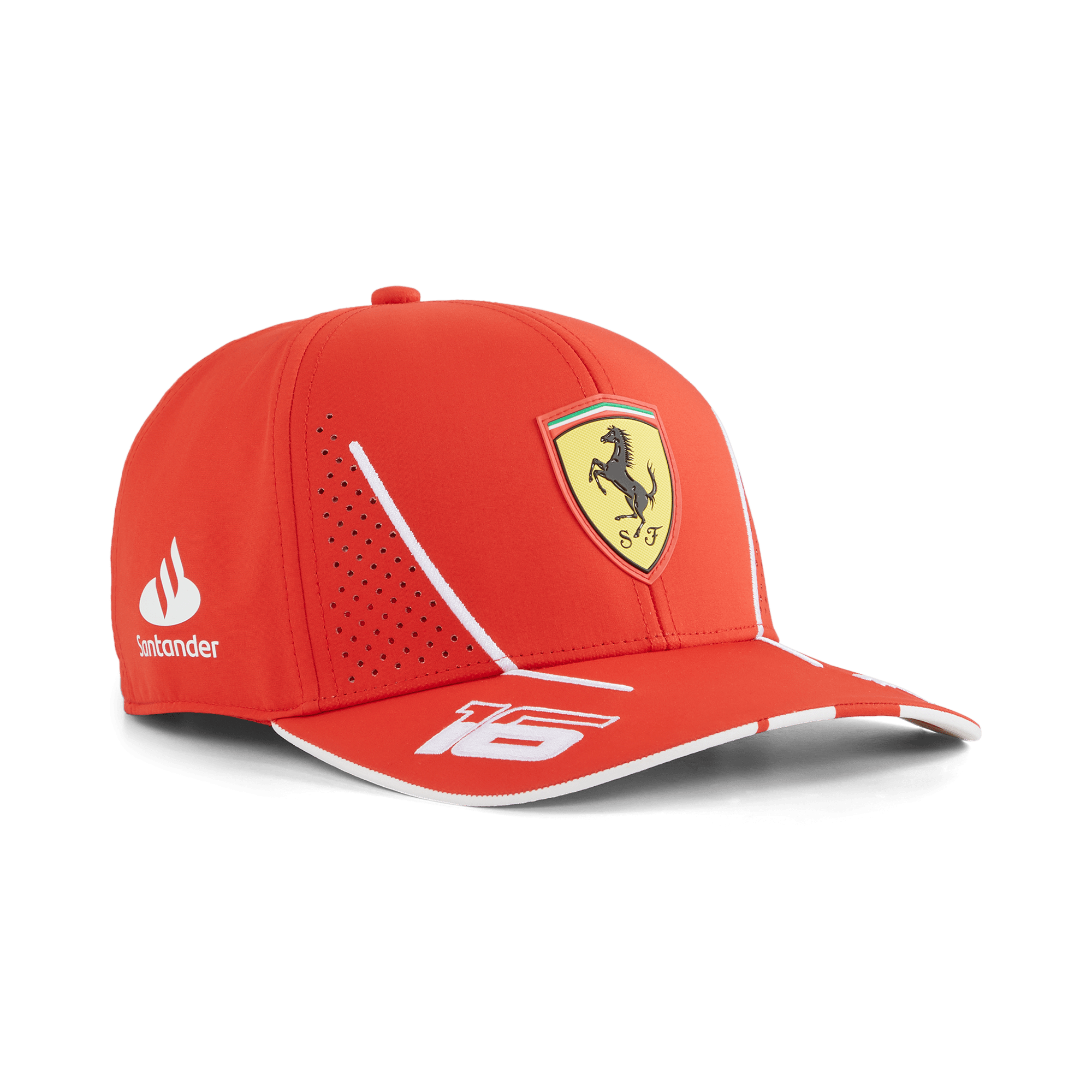 Scuderia Ferrari F1 2024 Charles Leclerc Team Driver Red Hat Adult K CMC Motorsports