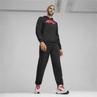 Formula 1 Tech Collection F1 Men's Logo Hooded Sweatshirt - Black/Red Hoodies Formula 1 