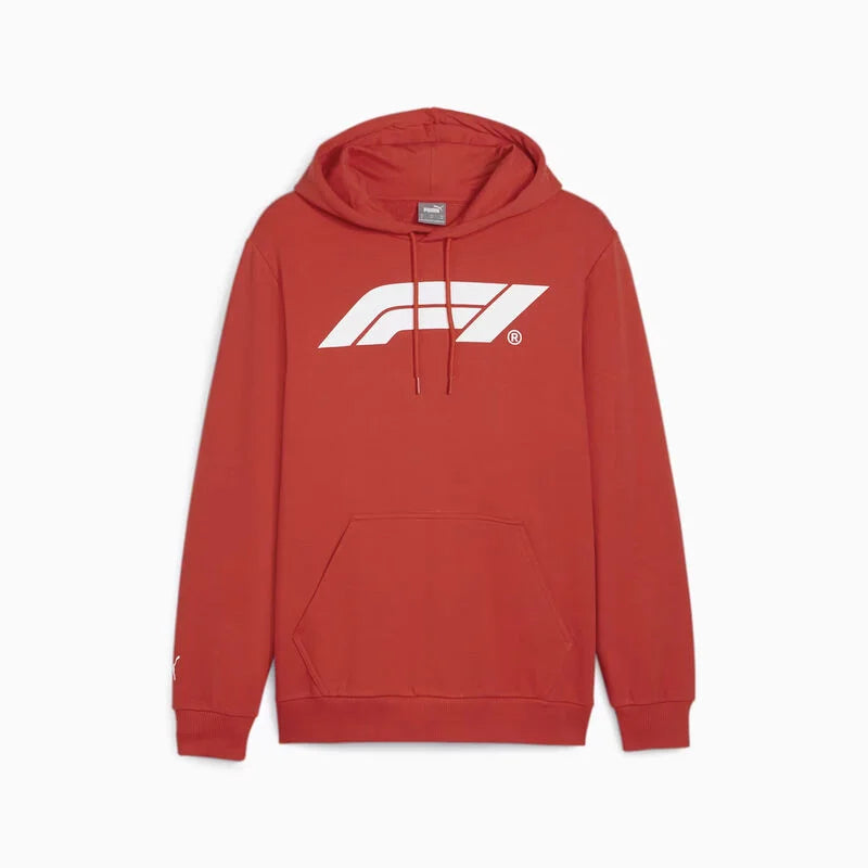 Formula 1 Tech Collection F1 Men's Logo Hooded Sweatshirt - Black/Red Hoodies Formula 1 XS Red 