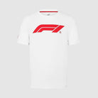 Formula 1 Tech Collection F1 Men's Logo T-Shirt - Black/Red/White T-shirts Formula 1 XS White 