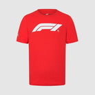 Formula 1 Tech Collection F1 Men's Logo T-Shirt - Black/Red/White T-shirts Formula 1 XS Red 