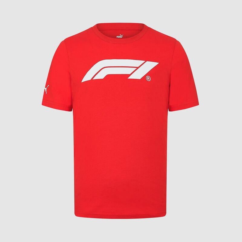 Formula 1 Tech Collection F1 Men's Logo T-Shirt - Black/Red/White T-shirts Formula 1 XS Red 
