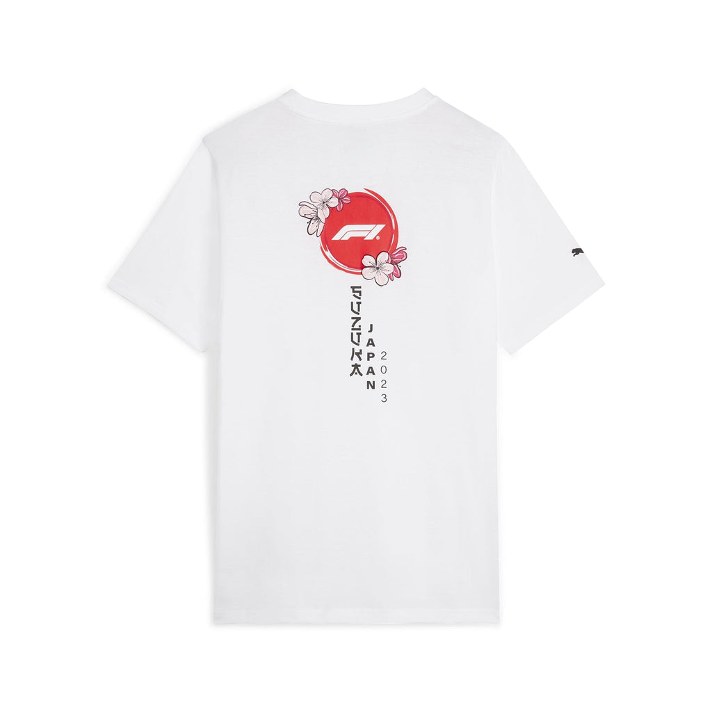 Formula 1 Tech Limited Edition Suzuka Japan GP Puma T-Shirt - White/Black T-shirts Formula 1 