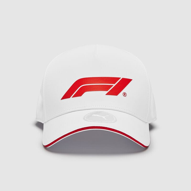 Formula 1 Tech Collection F1 Puma Large Logo Baseball Hat- Black/White/Red Hats Formula 1 