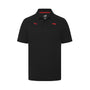 Formula 1 Tech Collection F1 Men's Small Logo Jersey Polo - Black/White Polos Formula 1 XS Black 