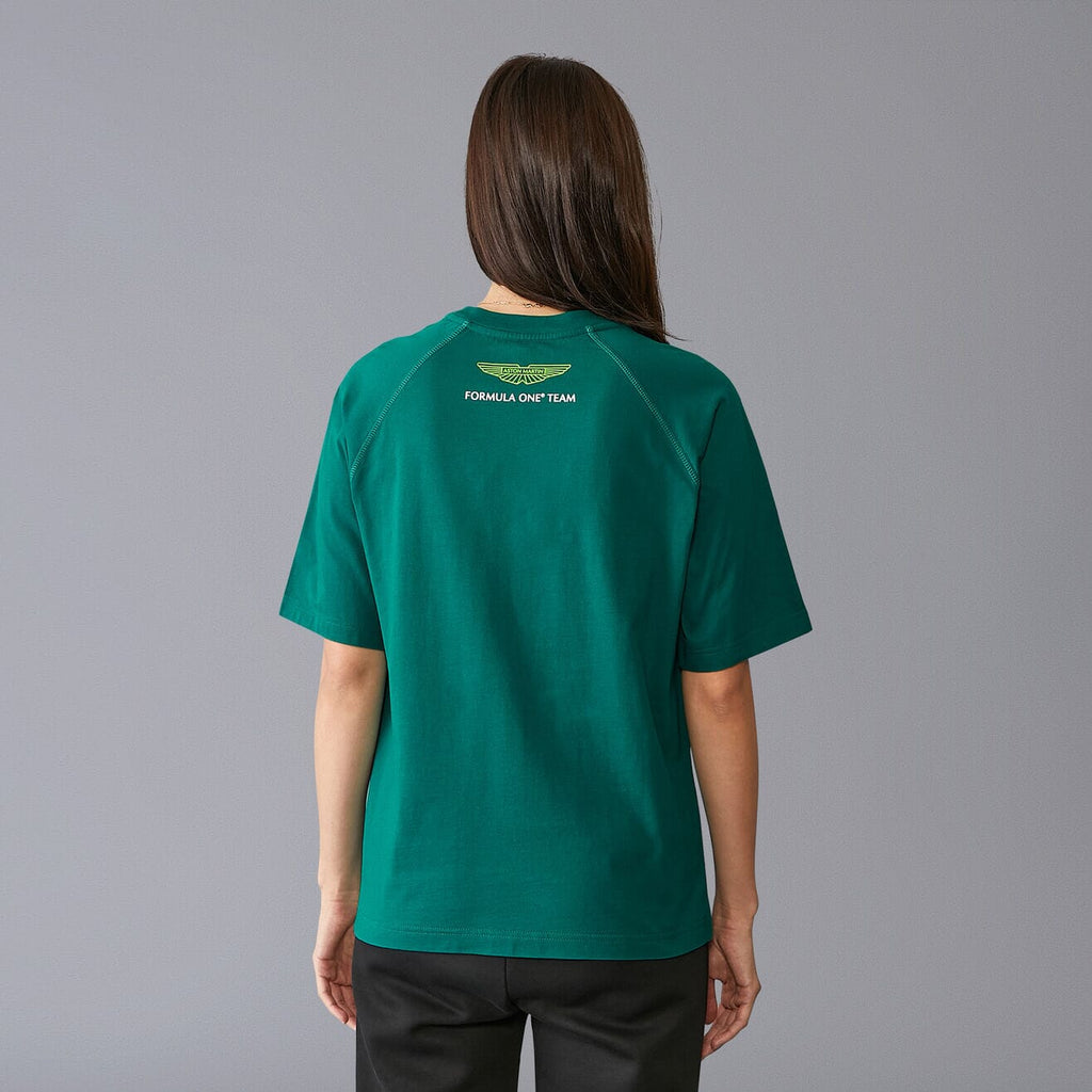 Aston Martin F1 Lifestyle Logo T-Shirt - Green/Lime/White T-shirts Aston Martin F1 