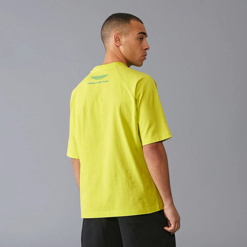 Aston Martin F1 Lifestyle Logo T-Shirt - Green/Lime/White T-shirts Aston Martin F1 