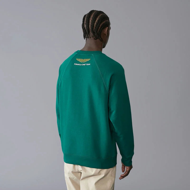 Aston Martin F1 Lifestyle Logo Sweatshirt - Green/White Sweatshirt Aston Martin F1 