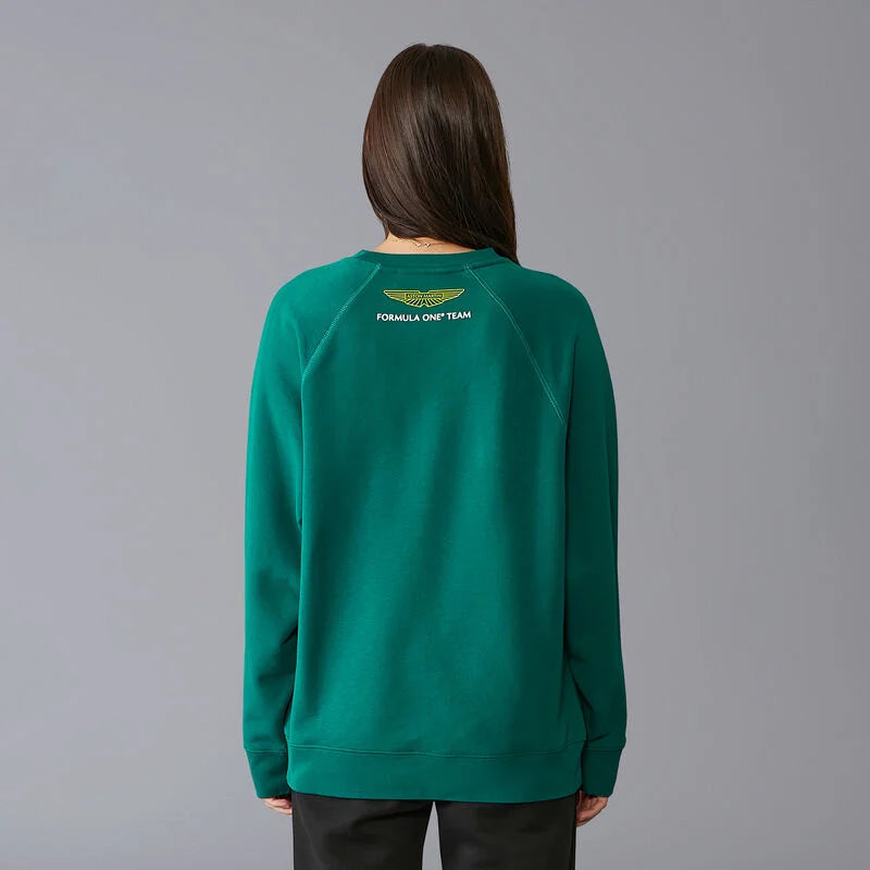 Aston Martin F1 Lifestyle Logo Sweatshirt - Green/White Sweatshirt Aston Martin F1 