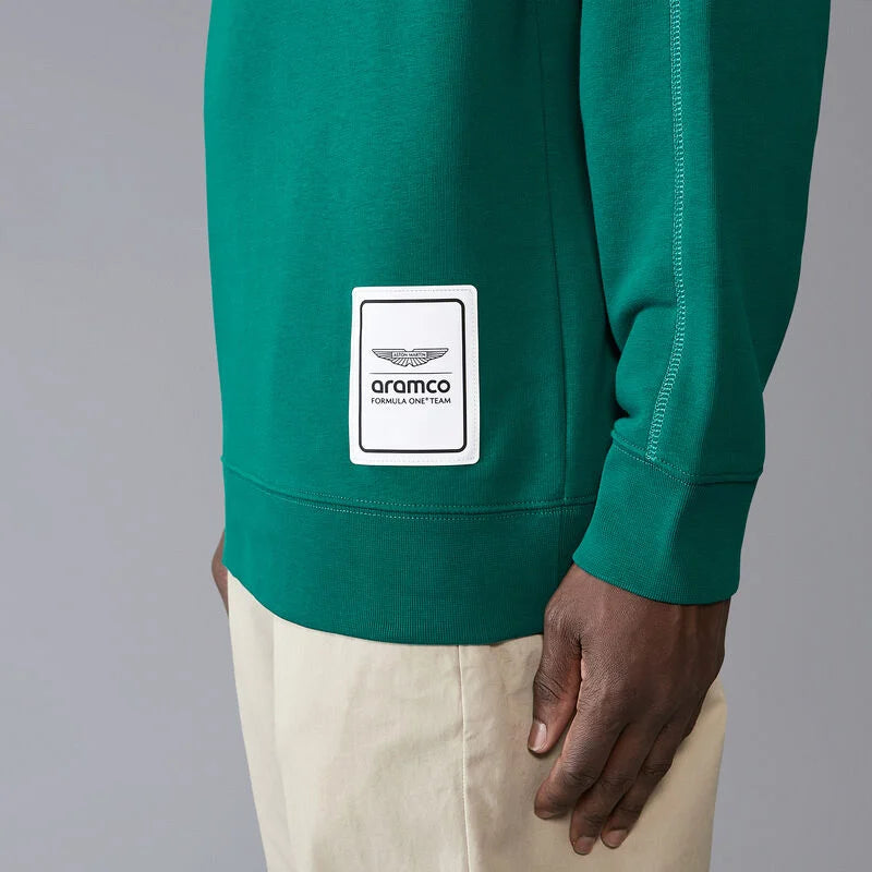 Aston Martin F1 Lifestyle Logo Sweatshirt - Green/White Sweatshirt Aston Martin F1 