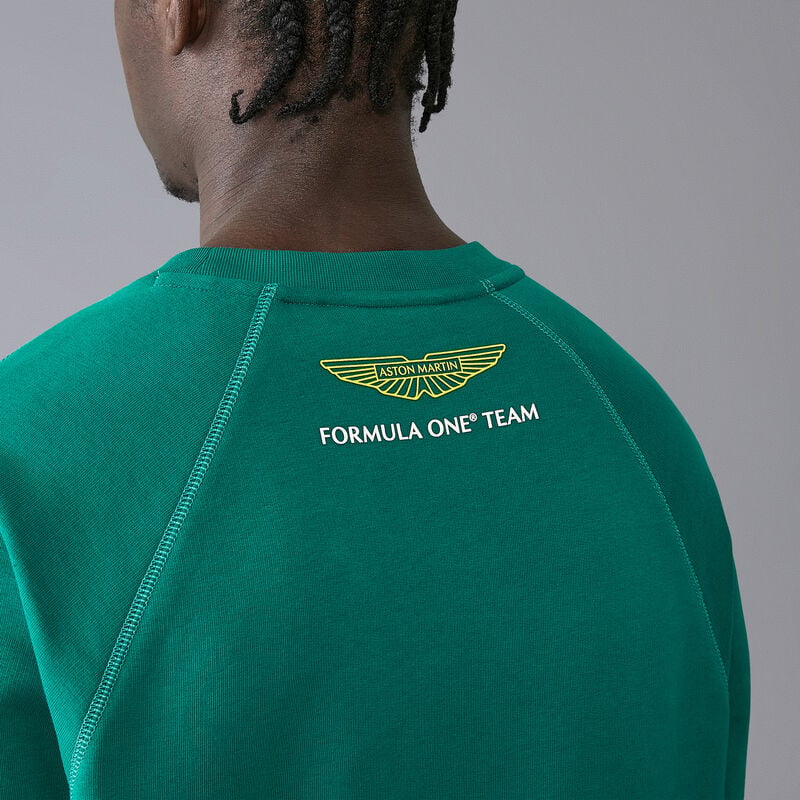 Aston Martin F1 Lifestyle Logo Sweatshirt - Green/White Sweatshirt Aston Martin F1 
