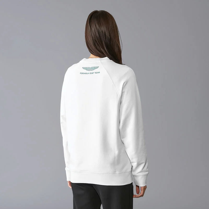 Aston Martin F1 Lifestyle Logo Sweatshirt - Green/White Sweatshirt Aston Martin F1 
