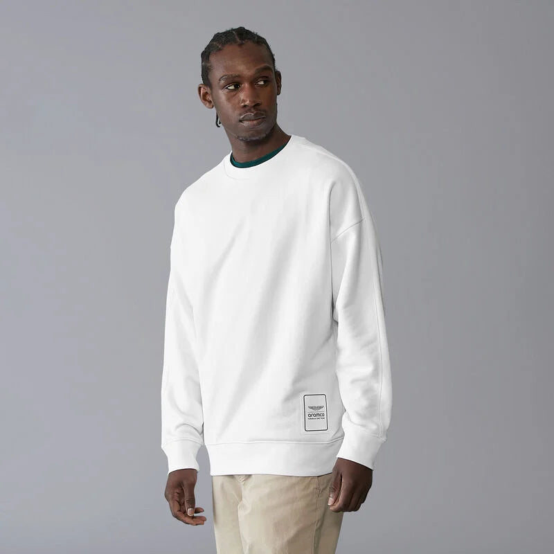 Aston Martin F1 Lifestyle Logo Sweatshirt - Green/White Sweatshirt Aston Martin F1 