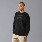 Aston Martin F1 Fanwear Stealth Logo Sweatshirt - Black Sweatshirt Aston Martin F1 