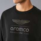 Aston Martin F1 Fanwear Stealth Logo Sweatshirt - Black Sweatshirt Aston Martin F1 
