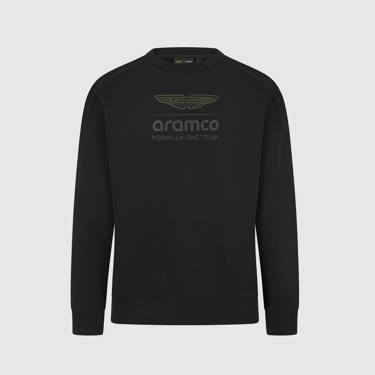 Aston Martin F1 Fanwear Stealth Logo Sweatshirt - Black Sweatshirt Aston Martin F1 