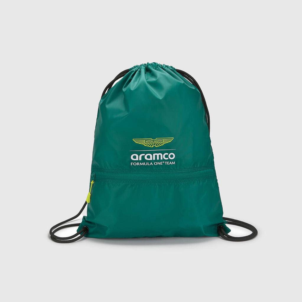 Aston Martin F1 Logo Pull Bag - Green Bags Aston Martin F1 