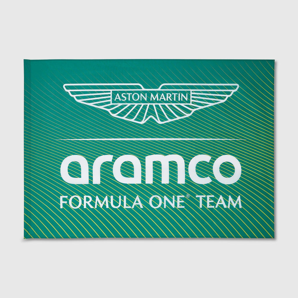 Aston Martin F1 Grandstand Flag - Green Flag Aston Martin F1 