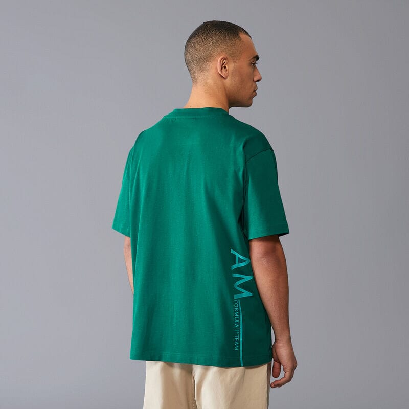 Aston Martin F1 Lifestyle Oversized T-Shirt - White/Green T-shirts Aston Martin F1 