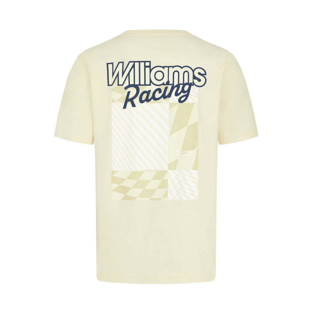 Williams Racing F1 Men's Legacy Oversized T-Shirt - Beige T-shirts Williams Racing 