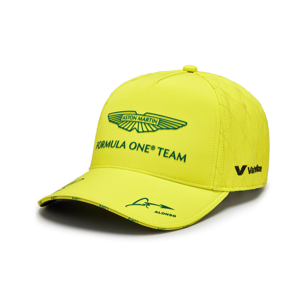 Aston Martin Cognizant F1 2024 Fernando Alonso Team Hat- Lime/Green Hats Aston Martin F1 