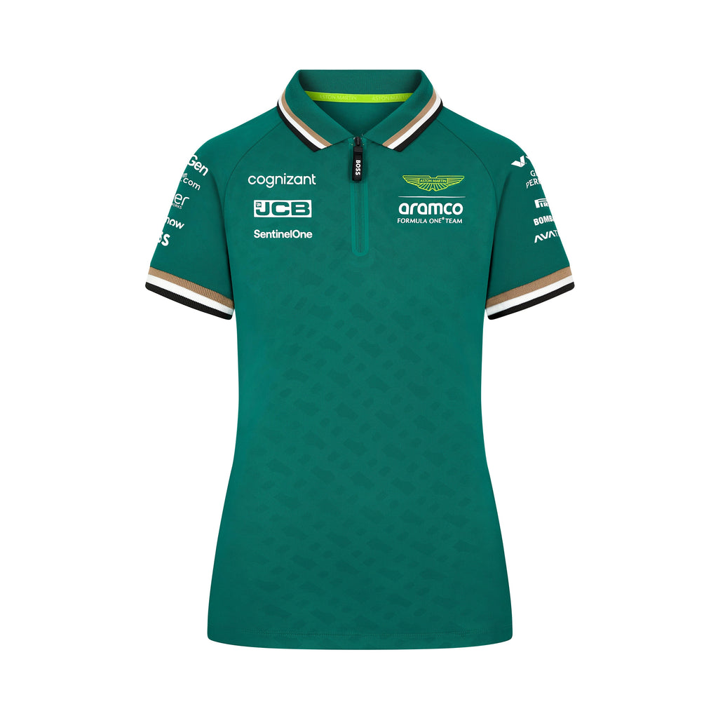 Aston Martin F1 2024 Women's Team Polo Shirt - Green Polos Aston Martin F1 