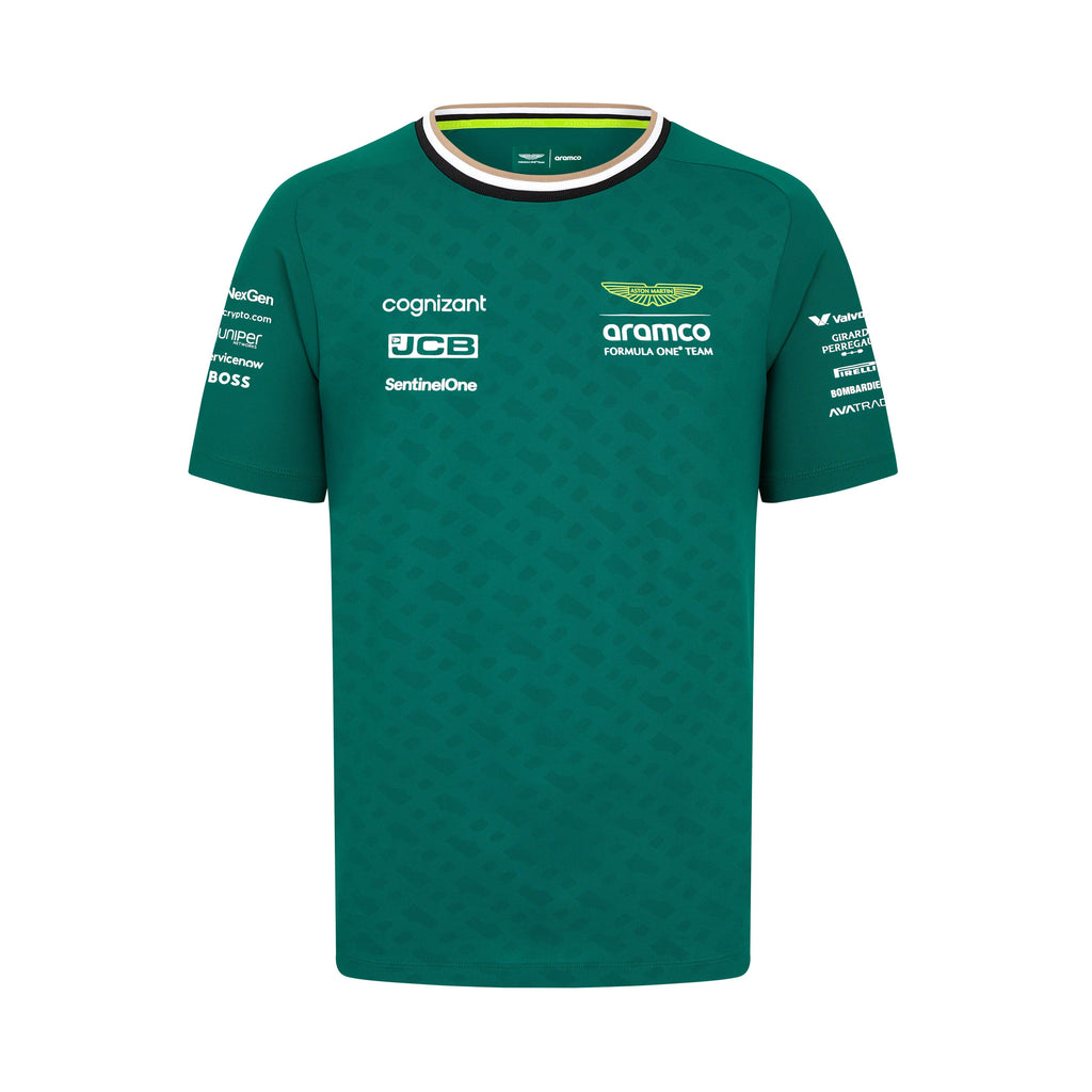 Aston Martin F1 2024 Kids Fernando Alonso Team T-Shirt - Youth Green T-shirts Aston Martin F1 